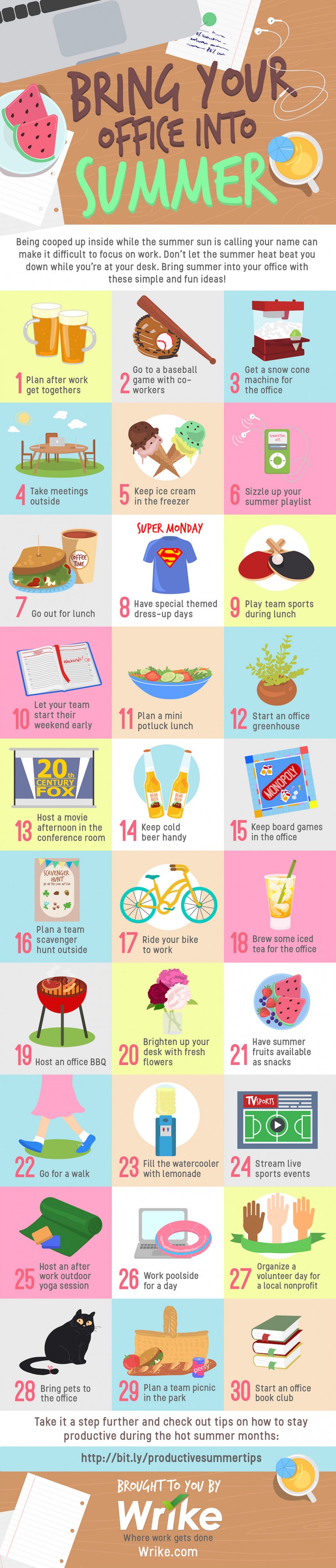 How to Enjoy Summer in the Office (Infographic) How to Enjoy Summer in the Office (Infographic)