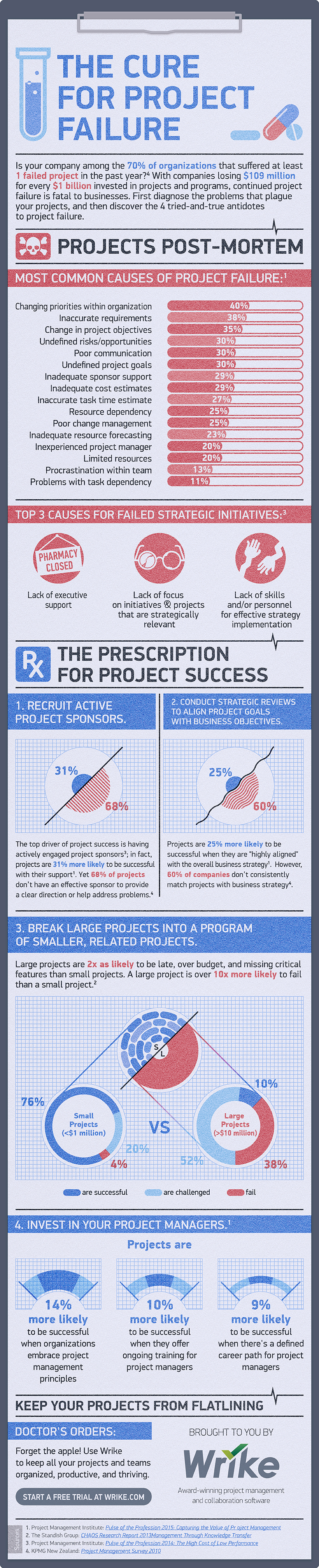 The Cure for Project Failure (Infographic)