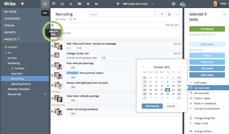 Wrike Gantt Chart Dependencies