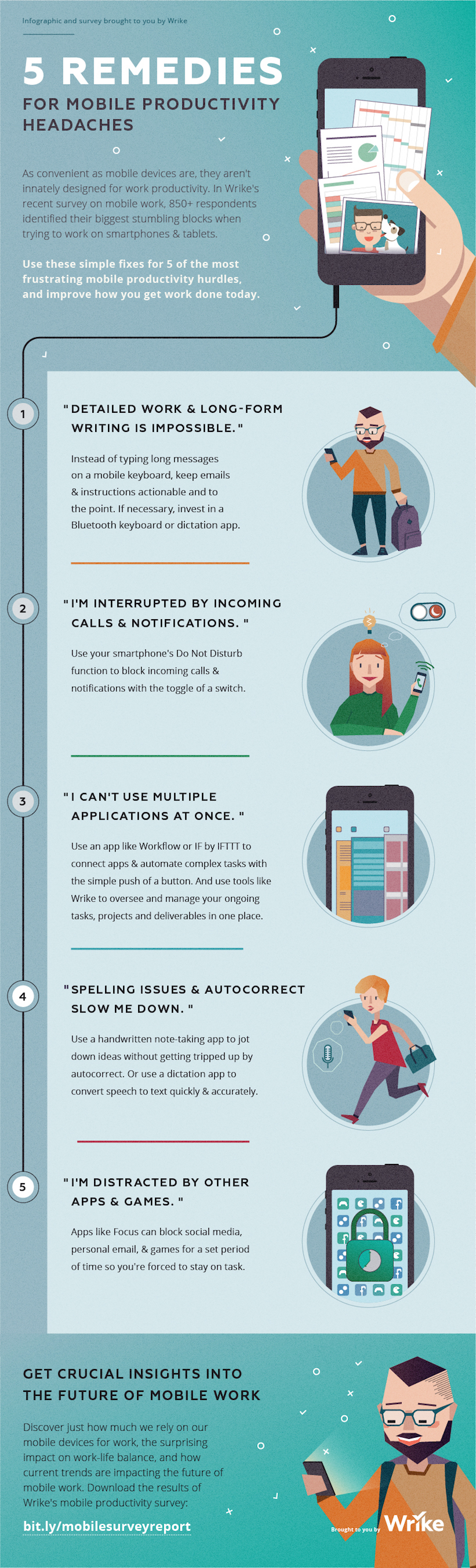 5 Remedies for Mobile Productivity Headaches (Infographic)