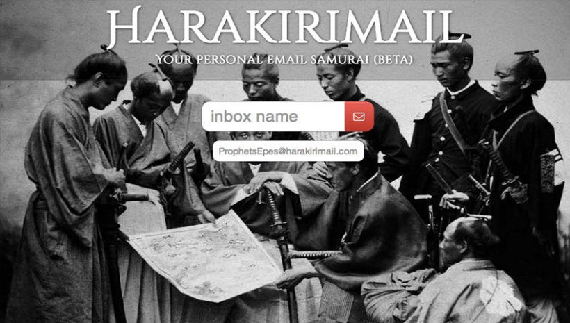 Harakiri Mail - 51 Chrome Browser Extensions to Amplify Your Productivity