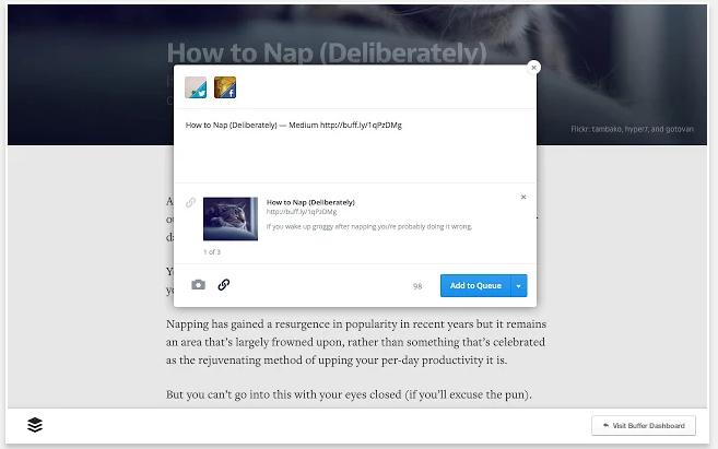 Buffer - 51 Chrome Browser Extensions to Amplify Your Productivity
