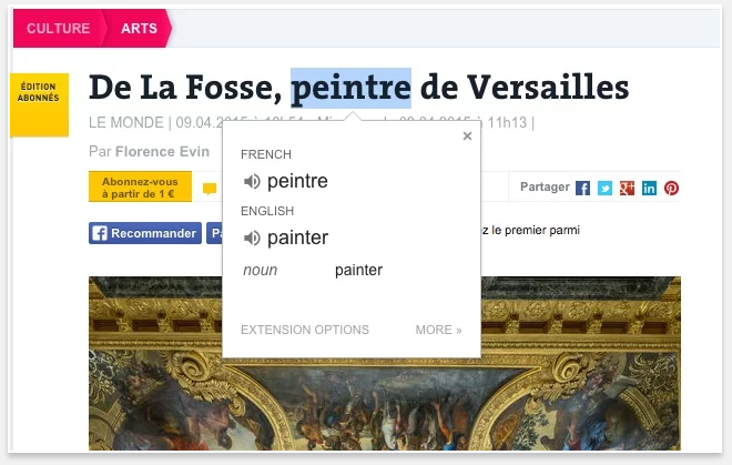 Google Translate - 51 Chrome Browser Extensions to Amplify Your Productivity