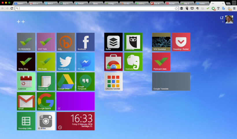 New metroTab - 51 Chrome Browser Extensions to Amplify Your Productivity