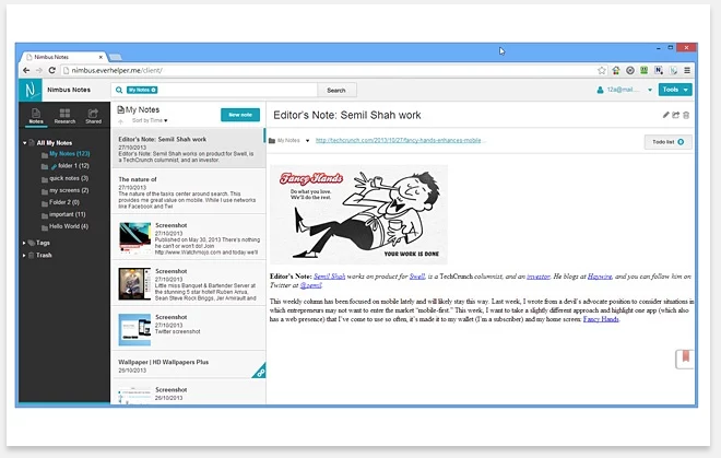 Nimbus Notes - 51 Chrome Browser Extensions to Amplify Your Productivity
