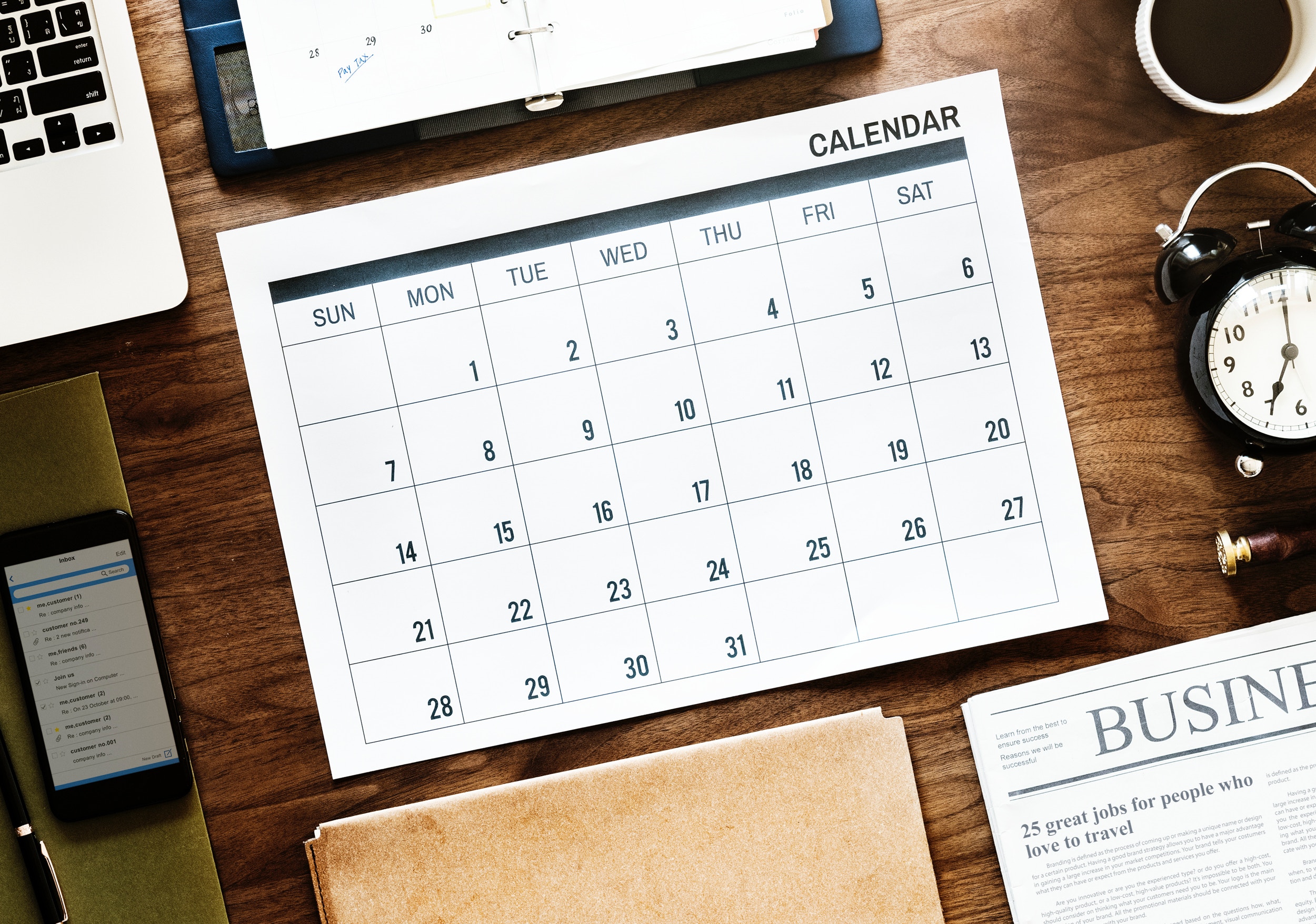 3 Ways to Create Your Project Manager Calendar