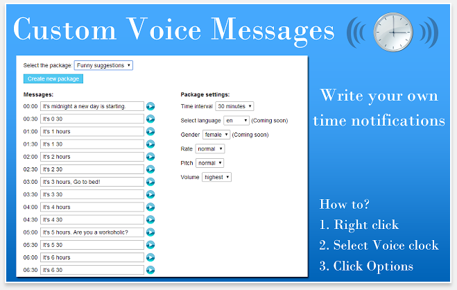 Voice Clock - 51 Chrome Browser Extensions to Amplify Your Productivity