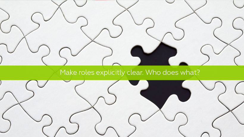 Define las funciones de forma clara: recomendaciones para la comunicación de equipos