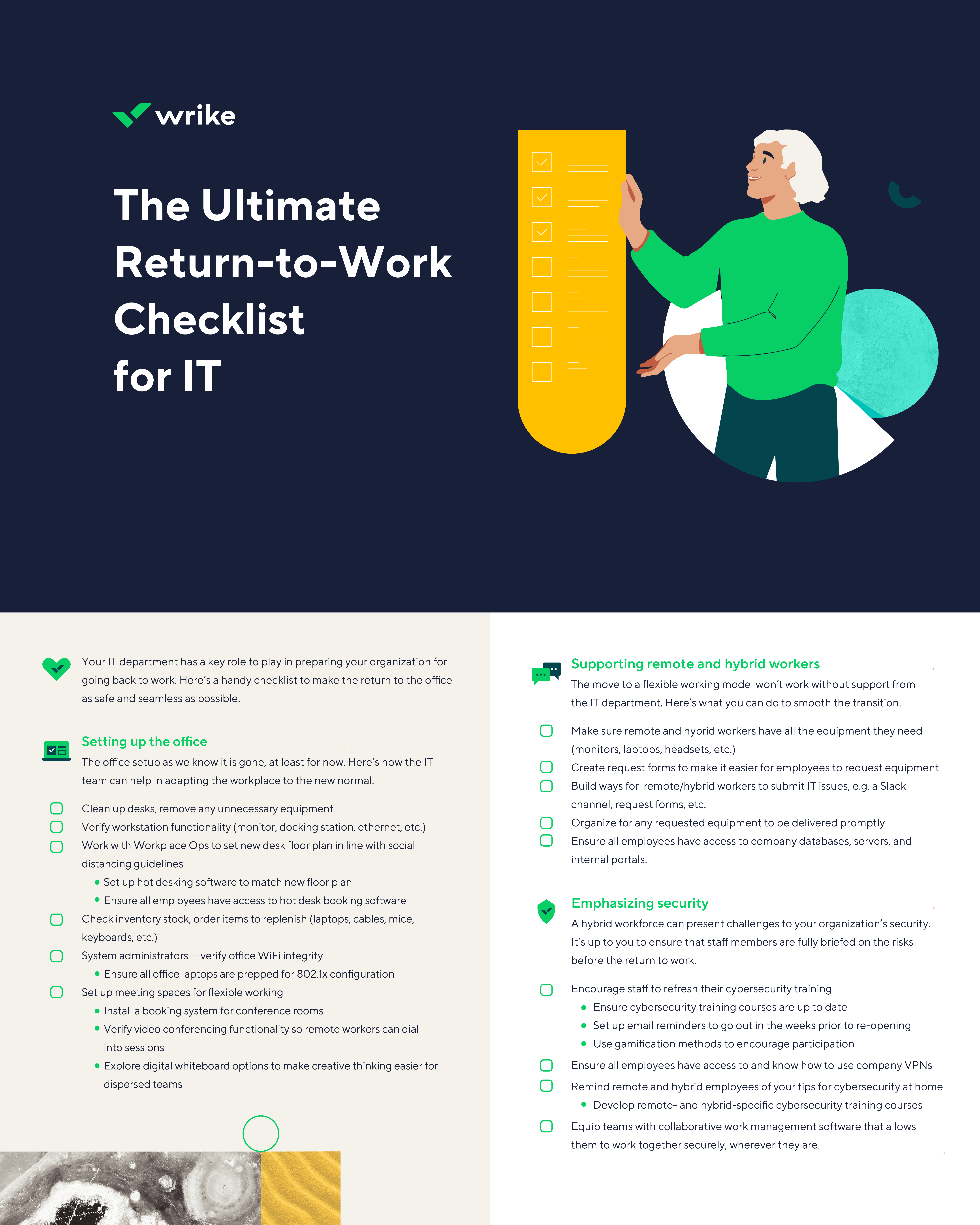 The Ultimate Return-to-Work Checklist for IT (Infographic) 2
