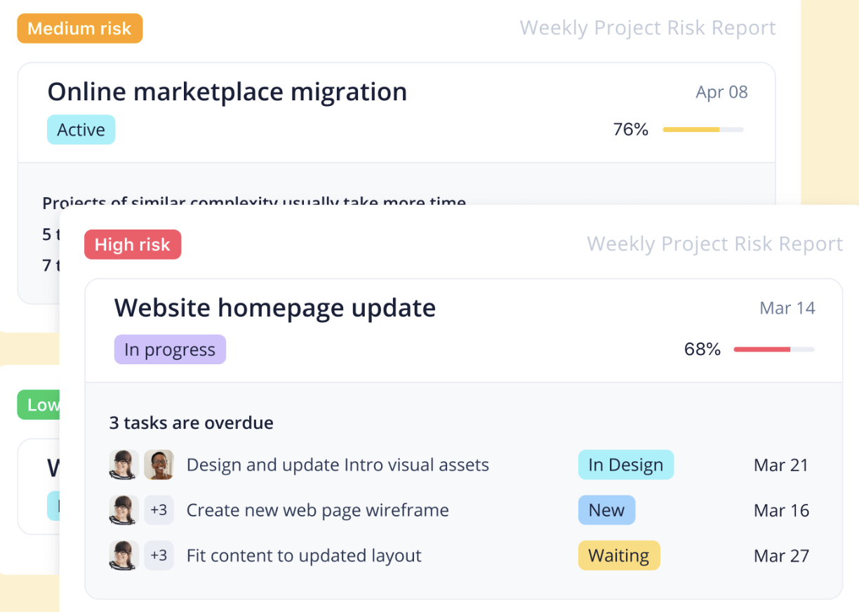 Screenshot of the Wrike platform, illustrating small business marketing tools 
