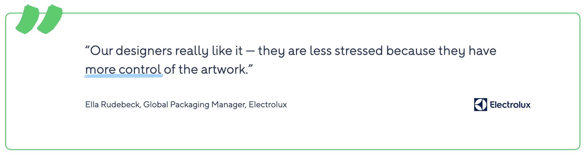 electrolux quote