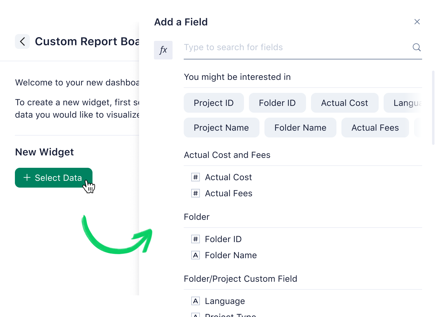 custom report