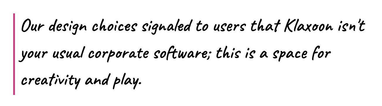 klaxoon pull quote