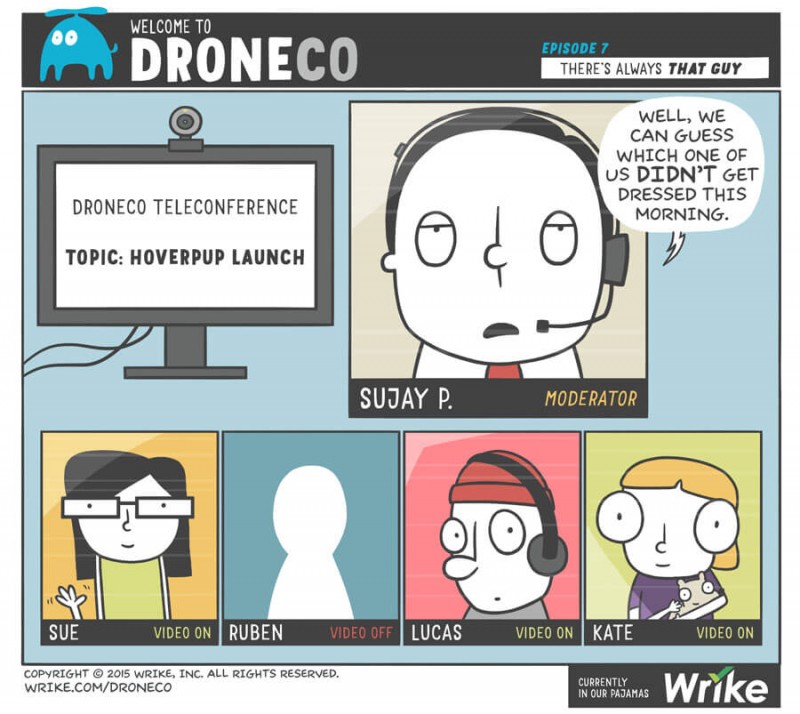 Video Conference Horror Stories (#ADroneCoComic)