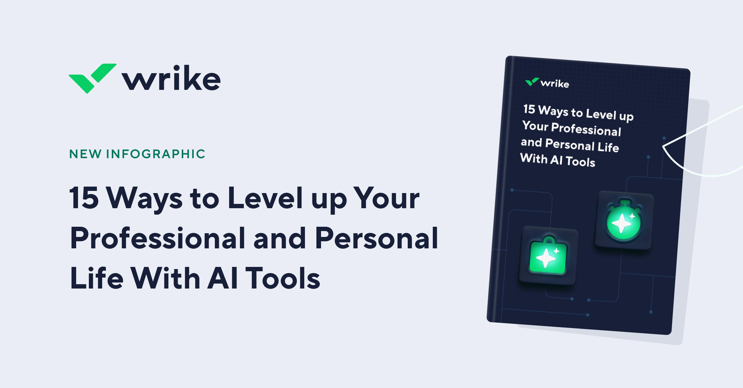 15 ways to use AI at work and home | Free Infographic