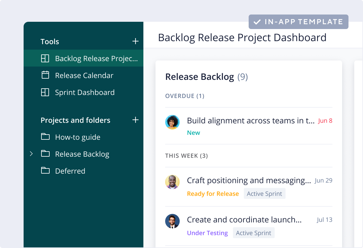 Release Plan Template | Wrike